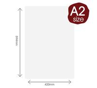 Artway Enviro - Recycled A2 Cartridge Paper for Drawing - Ideal for Dry Art Applications - 170gsm - A2 (100 Sheets), White