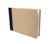 Artway Enviro - Casebound A4 Sketchbook - Landscape - 92 Sides/46 Pages of Recycled 170gsm Cartridge Paper - 100% Recycled Sketchbook, White