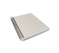 Artway Enviro - Recycled A4 Sketchbook - Portrait - 80 Sides/40 Pages of Recycled 170gsm Drawing Paper - 100% Recycled Sketchbook/Scrapbook, Grey