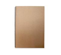 Artway Enviro - Spiral Bound A2 Black Card Sketchbook - Portrait - 60 Sides/30 Pages of Recycled 270gsm Black Card - 100% Recycled Sketchbook/Scrapbook