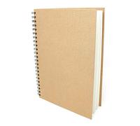 Artway Enviro - Spiral Bound A4 Sketchbook - Portrait - 70 Sides/35 Pages of Recycled 170gsm Drawing Paper - 100% Recycled Sketchbook / Scrapbook, White