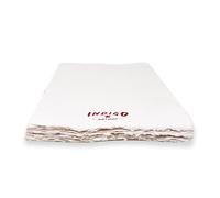 Artway Indigo - Cotton Rag Paper Sketchbook Block - A4 - Natural White - 60 Sides/30 Pages of 200gsm Mid Texture 100% Cotton Rag Paper
