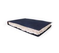 Artway Indigo - Cotton Rag Paper Sketchbook - A4 Landscape - 70 Sides/35 Pages of 250gsm Mid Texture 100% Cotton Rag Paper - 100% Handmade