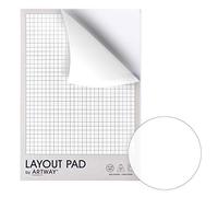 Artway Layout Pad - 60gsm - Acid-Free Plain Paper - 35 Sheets - A4