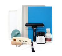 Artway Lino Printing Kit - An ideal introduction to Printmaking - Block Printing, Collagraph Printing and Monoprinting