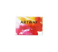 Artway Pocket Palette Watercolour Paint Set - High Pigment - 14 Mini Pans - A range of highly pigmented, vibrant colours in a pocket sized paint palette, perfect for watercolour painting on the go
