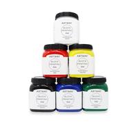 Artway Premium Block Printing Ink - 250ml - Assorted Pack of 6 Colours - Ideal for Relief, Block and Lino Printmaking