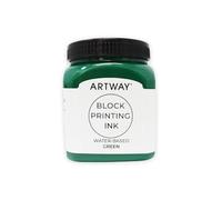 Artway Premium Block Printing Ink - 250ml - Green - Ideal for Relief, Block and Lino Printmaking