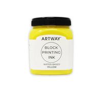 Artway Premium Block Printing Ink - 250ml - Yellow - Ideal for Relief, Block and Lino Printmaking