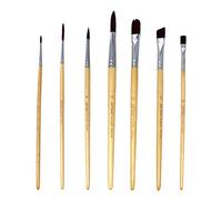 Artway Short Handle Nylon Paintbrush Set (x7)