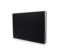 Artway Studio - Casebound A3 Sketchbook - Landscape - 80 Sides/40 Pages of 170gsm Cartridge Paper - Black Hardback Sketchbook