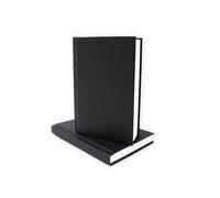 Artway Studio - Casebound A6 Sketchbook - Portrait - 92 Sides/46 Pages of 170gsm Cartridge Paper - Black Hardback Sketchbook (Twin Pack)