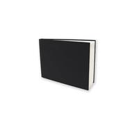 Artway Studio - Casebound A5 Sketchbook - Landscape - 92 Sides/46 Pages of 170gsm Cartridge Paper - Black Hardback Sketchbook