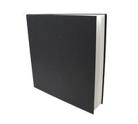 Artway Studio - Casebound Square Sketchbook - 285mm - 92 Sides/46 Pages of 170gsm Cartridge Paper - Black Hardback Sketchbook