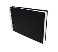 Artway Studio - Spiral Bound A4 Watercolour Sketchbook - Landscape - 48 Sides / 24 Pages - 300gsm (35% Cotton) - Hardback