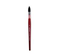 Artway Synthetic Quill Watercolour Mop Brushes - Ideal for Watercolours and Inks - Size 5, Red