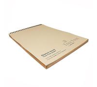 Artway Tree Free - Spiral Bound A4 Cotton Rag Paper Sketchbook - Beige - 40 Sides/20 Pages of 250gsm 100% Cotton Rag Paper - 100% Recycled Tree Free Sketchbook