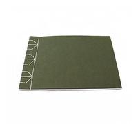 Artway Tree Free Japanese Stitch Notebook - Olive - A5 Landscape Journal