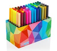 Artworx 72 Felt Tip Pens - Premium Quality Washable Colouring Pens For Kids | Set of 72 Felt Tips With Storage Box For Children