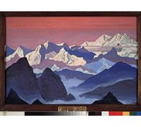 ARTXLXXBN Famous Art Print Poster Colorful Art Print Kangchenjunga by Nicholas Roerich Canvas Art Poster for Home Decor 60x90cm