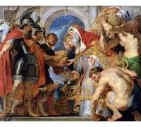 ARTXLXXBN Famous Art Print Poster Vintage Wall Art Abraham and Melchizedek by Peter Paul Rubens Canvas Art Poster for Home Decor 60x90cm