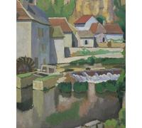 ARTXLXXBN Famous Art Print Poster Vintage Wall Art Angles-sur-l'Anglin by Roger Eliot Fry Canvas Art Poster for Home Decor 60x90cm