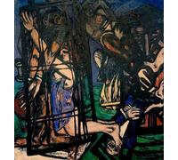 ARTXLXXBN Famous Art Print Poster Vintage Wall Art Balloon with Windmill the Mill by Max Beckmann Canvas Art Poster for Home Decor 60x90cm