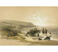 ARTXLXXBN Famous Art Print Poster Vintage Wall Art Caiphas Looking Towards Mount Carmel by David Roberts Canvas Art Poster for Home Decor 60x90cm