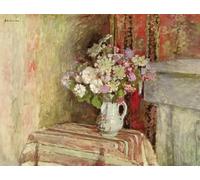 ARTXLXXBN Famous Art Print Poster Vintage Wall Art Flowers in a Vase by Edouard Vuillard Canvas Art Poster for Home Decor 60x90cm