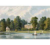 ARTXLXXBN Famous Art Print Poster Vintage Wall Art Hampton House Engraved by William Westall Canvas Art Poster for Home Decor 60x90cm