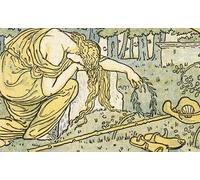 ARTXLXXBN Famous Art Print Poster Vintage Wall Art How Should I Your True Love Know by Walter Crane Canvas Art Poster for Home Decor 60x90cm