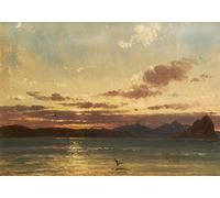 ARTXLXXBN Famous Art Print Poster Vintage Wall Art Isle of Arran by Danby Canvas Art Poster for Home Decor 60x90cm