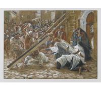 ARTXLXXBN Famous Art Print Poster Vintage Wall Art Jesus Meets His Mother by Jacques Canvas Art Poster for Home Decor 60x90cm