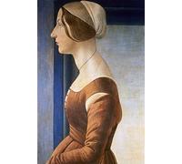 ARTXLXXBN Famous Art Print Poster Vintage Wall Art La bella simonetta by Sandro Botticelli Canvas Art Poster for Home Decor 60x90cm