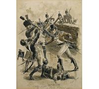 ARTXLXXBN Famous Art Print Poster Vintage Wall Art Lie ant Harry Hunt Royal Marines At Cassis on August by Henry A. Payne Canvas Art Poster for Home Decor 60x90cm