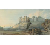 ARTXLXXBN Famous Art Print Poster Vintage Wall Art Ludlow Castle Shropshire by Towne Canvas Art Poster for Home Decor 60x90cm