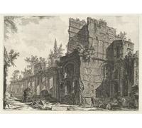 ARTXLXXBN Famous Art Print Poster Vintage Wall Art of the Soldiers' Quarters Near One of Hadrian's Eminent Factories in His Villa in Tivoli by Battista Piranesi for Home Decor 60x90cm