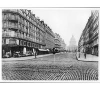 ARTXLXXBN Famous Art Print Poster Vintage Wall Art Paris Rue Soufflot the Pantheon by Charles Marville Canvas Art Poster for Home Decor 60x90cm