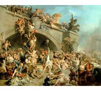 ARTXLXXBN Famous Art Print Poster Vintage Wall Art Plunder of the King's Wine Cellar by Johan Zoffany Canvas Art Poster for Home Decor 60x90cm