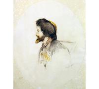 ARTXLXXBN Famous Art Print Poster Vintage Wall Art Portrait of an Eastern Gentleman by John Frederick Lewis Canvas Art Poster for Home Decor 60x90cm