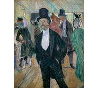 ARTXLXXBN Famous Art Print Poster Vintage Wall Art Portrait of Henri Fourcade by Henri De Toulouse Lautrec Canvas Art Poster for Home Decor 60x90cm