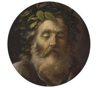ARTXLXXBN Famous Art Print Poster Vintage Wall Art Portrait of the Poet Homer Par Mola by Pier Francesco Mola Canvas Art Poster for Home Decor 60x90cm