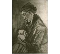 ARTXLXXBN Famous Art Print Poster Vintage Wall Art Sien Nursing Baby Vincent Van Gogh by Vincent Van Gogh Canvas Art Poster for Home Decor 60x90cm