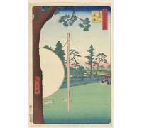 ARTXLXXBN Famous Art Print Poster Vintage Wall Art Takata Riding Grounds From the Series One Hundred Famous Views of Edo by Ando Hiroshige Canvas Art Poster for Home Decor 60x90cm