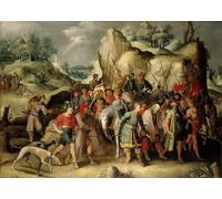 ARTXLXXBN Famous Art Print Poster Vintage Wall Art the Conversion of Saint Paul by Pieter Brueghel the Younger Canvas Art Poster for Home Decor 60x90cm