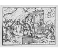 ARTXLXXBN Famous Art Print Poster Vintage Wall Art the Death of Genesis L by Hans Holbein the Younger Canvas Art Poster for Home Decor 60x90cm