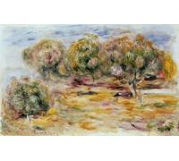 ARTXLXXBN Famous Art Print Poster Vintage Wall Art the Garden of Collettes by Pierre Auguste Renoir Canvas Art Poster for Home Decor 60x90cm