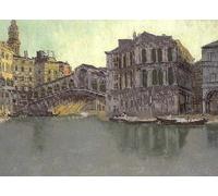 ARTXLXXBN Famous Art Print Poster Vintage Wall Art the Grand Canal and the Rialto Venice by Walter Richard Sickert Canvas Art Poster for Home Decor 60x90cm