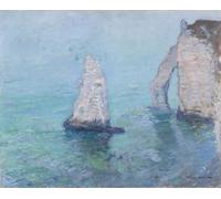 ARTXLXXBN Famous Art Print Poster Vintage Wall Art the Rock Needle and the Porte D'aval by Claude Monet Canvas Art Poster for Home Decor 60x90cm