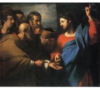ARTXLXXBN Famous Art Print Poster Vintage Wall Art the Tribute Money by John Singleton Copley Canvas Art Poster for Home Decor 60x90cm